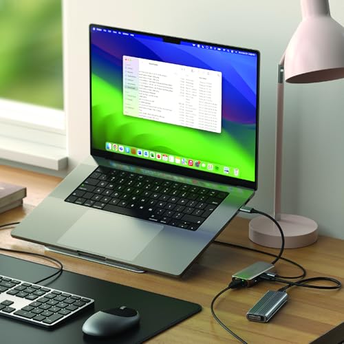 Satechi 4-in-1 USB-C Ethernet Adapter, 2.5 Gbps Speed, Chrome | 3 additional data ports (3.2), for Mac, iPad, Windows, Android, Chrome