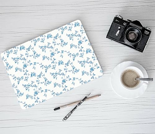 LanBaiLan Compatible with MacBook Air 13 inch Case M5 2026 M4 2025 M3 M2 2024-2022 A3449 A3240 A3113 A2681, 13.6 Plastic Hard Shell Case & Keyboard Cover, Engraved Floral - color: Engraved Floral