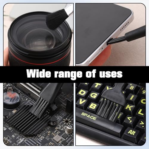 7 PCS Mechanical Keyboard Cleaning Kit with Wire Keycap Puller, | Switch Remover & 5 Anti-Static Brushes, Professional Keyboard Cleaner Tool Set for Computer, Laptop, PCB Motherboard
