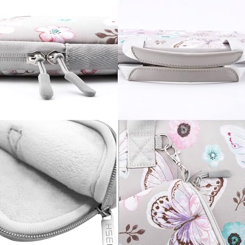 Hseok Laptop Sleeve 14 inch Case with Small Case, Compatible with MacBook Neo 14, MacBook Pro 14 M5/M4/M3/M2/M1, XPS 14 and Most 14 inch Notebooks, Neoprene Computer Handbag,B01F01 - color: B01f01, size: 14"