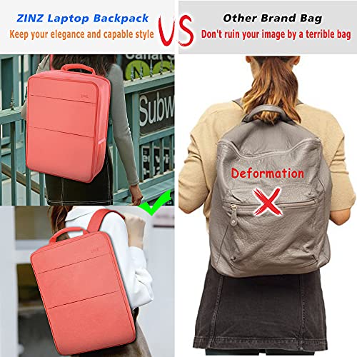ZINZ Slim & Expandable Laptop Backpack 15 15.6 16 Inch Case, Water Resistant Travel Backpack Compatible with MacBook Pro/Neo 16" 15", Dell XPS 15 16 and Most 15" 15.6" 16" Notebooks,P01K01 - color: P01k01, size: 15"-16"