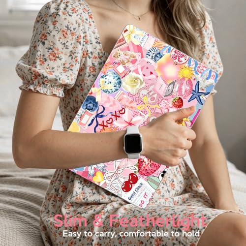 for MacBook Neo 13 inch Case 2026 A3404, Blush Aesthetic | Matte Hard Shell with Stylish Pink Collage Design, Scratch Resistant Protection, Precision Fit, and Lightweight Portability - color: Pink Collage