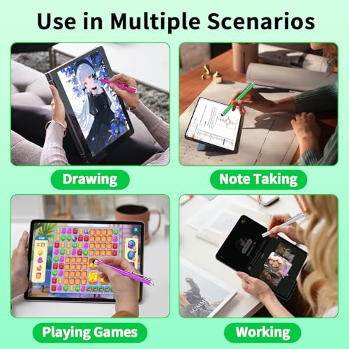 20 Pack Stylus Pen,Stylus Pen for Touchscreen,Universal Stylus | High Precision Sensitivity for Everyday Writing/Drawing, Compatible with Touch Screens,10 Colors - color: 20-Pack