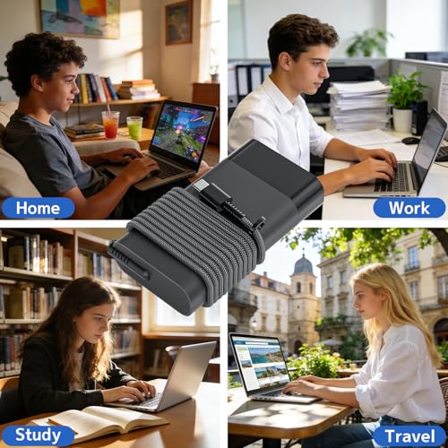 65W 45W USB C Laptop Charger for HP Pavilion Chromebook EliteBook Spectre | Power Supply Compatible with HP Spectre x360, ProBook 440 450 G9 G10, Elite x2 1012, Envy x360, L65505-002 SM65CL AC Adapter - size: 65W USBC