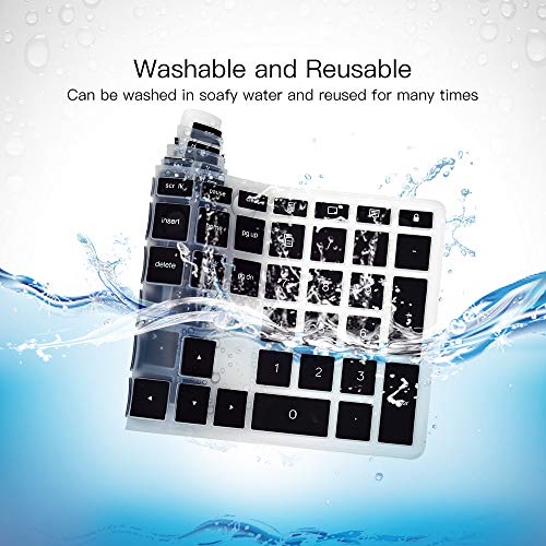Keyboard Cover for HP Pavilion 27 All in One PC, HP Pavilion 27-Xa0055Ng/0370Nd/0076Hk/0010Na, HP Pavilion 24-inch All in One PC, 24 Xa0002A/0300Nd/0051Hk, HP Pavilion All in One Accessories, Black - color: Black