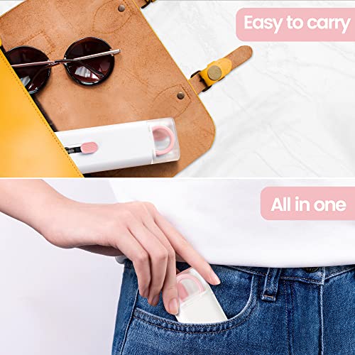MacBook iPad iPhone Pro Screen Cleaner and Keyboard Tool - AirPod Cleaner - Computer Cleaning Kit (Pink) - color: Pink