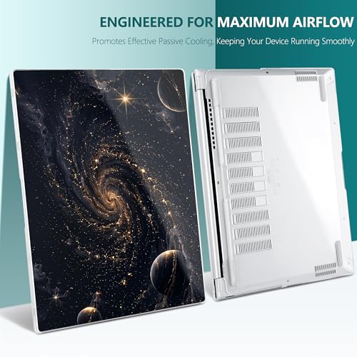 Batianda Creative Case for ASUS Zenbook 14 OLED 2024 2025, Cosmic Nebula | Model UX3405×× / UM3406××, Slim Plastic Hard Shell, Artistic Designs, Ultra-Thin Lightweight Laptop Case - color: Cosmic Nebula