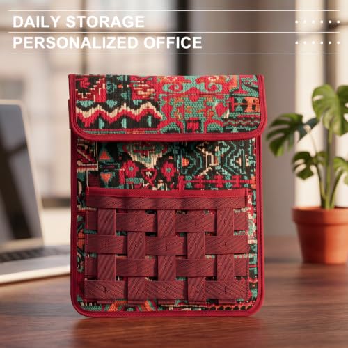 Gexmil 11 Inch Tablet Sleeve for iPad A16 11"., Air 11 inch M3/M2, Pro 11 M4, iPad 10/9/8/7, Air 5/4/3/2/1,Mini 7/6/5/4/3/2/1,Galaxy Tab S9/S8/S7 11,Tab A7/A8/A9/S6 L, Red Painting - color: Red Canvas, size: 11 Inch