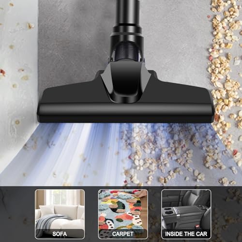 Cordless Vacuum Cleaner Compatible with DEWALT 20V Battery (Battery NOT Included), Handheld Vacuum for Home, Boat, Workshop, Car, Pet Hair, Furniture-Tool Only