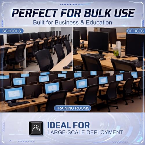 Tellegloww 24 Sets USB Wired Keyboard and Mouse Combo Bulk,Black | Keyboard and Mouse for Office Business Enterprise Workstation, Plug and Play Computer Peripherals for Pc Desktop Laptop