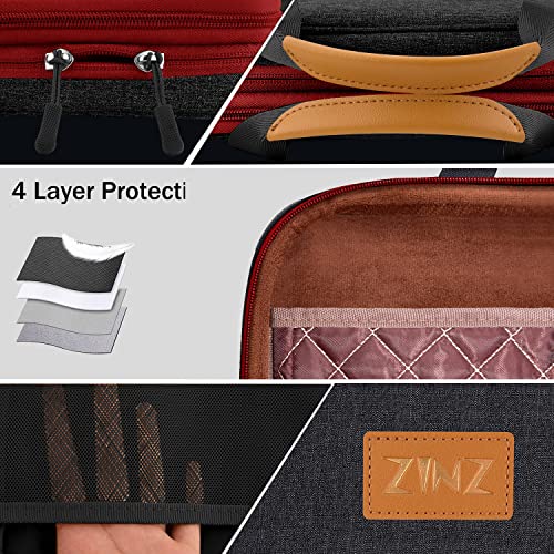 ZINZ Expandable Laptop Case 13-13.3-14 Sleeve Compatible with MacBook Pro/Neo 14" M5/M4/M3/M2/M1, MacBook Air/Pro 13", XPS 13/14, Surface Book/Laptop 13.5" and Most 13-14 inch Notebooks,B01RD01 - color: B01rd01, size: 13-14"