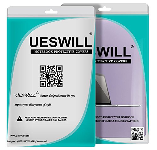 UESWILL Compatible with Smooth Matte Hard Shell Case Cover for MacBook Air 11 inch (Model A1370 / A1465), Purple - color: Purple, size: MacBook Air 11"