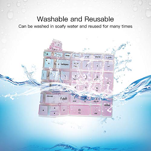 Keyboard Cover Skin for HP Laptop 15-db 15-dw 15-dy 15-da 15-bs/bw 15-ef 15t 15z 15.6" 15-db0011dx 15-dy1043dx/dy1051wm 15-dw0037wm/dw1083wm 15-ef1001ds/1023dx,HP 17-by/bs/ca 17.3 Keyboard Protector - color: Colorful Rainbow