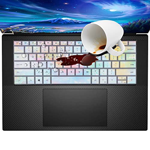 Colorful Keyboard Cover for 2025-2022 Dell XPS 15 9500 9510 9520 9530 15.6 Inch & XPS 17 9720 9700 9710 9730 17 Inch & DELL Precision 5770 5570 5760 5560 15.6" 17.3" (NOT FIT XPS 13 14 16 inch) - color: Colors