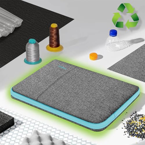 Hseok Laptop Case 13.3 14 inch Sleeve with Additional Case Compatible with MacBook Pro/Neo 14 inch M5/M4/M3/M2/M1 All Model of 13.3 Inch Mac Air/Pro, XPS 13 14 and More 13.3"-14" Notebooks,DKGy-Blue - color: Dark Gray-blue