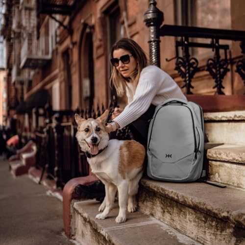 Knack Small Series 2 Laptop Backpack Fits up to 16 Inch Laptops - Knack Bags Carry-On Backpack, TSA Approved, Expandable Travel Backpacks With 2 Day Outfit Capacity, Alloy Gray - color: Alloy Gray, size: Small