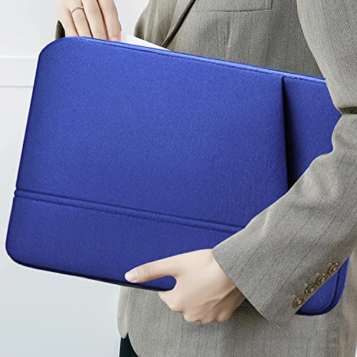 TEDNETGO 15.6 Inch Laptop Sleeve, Durable Neoprene Case with Pockets, Protective Carrying Bag for Dell, Lenovo, Asus, Blue - color: Blue, size: 15.6 Inch