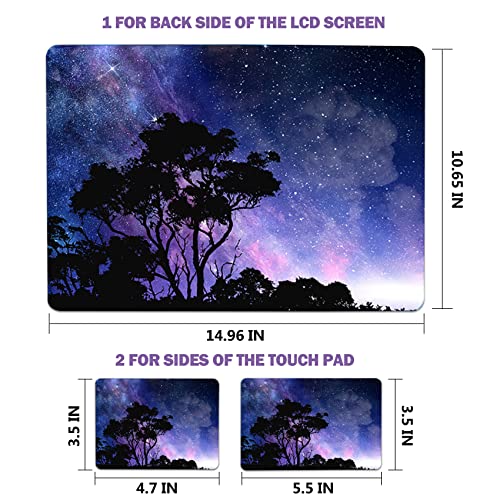 AIMSA Laptop Skin Sticker Decal, 12 13 13.3 14 15 15.4 15.6 inch Laptop Art Decal Protector Notebook Netbook PC 15.6" Universal Vinyl Cover, Tree Galaxy - color: Tree Galaxy