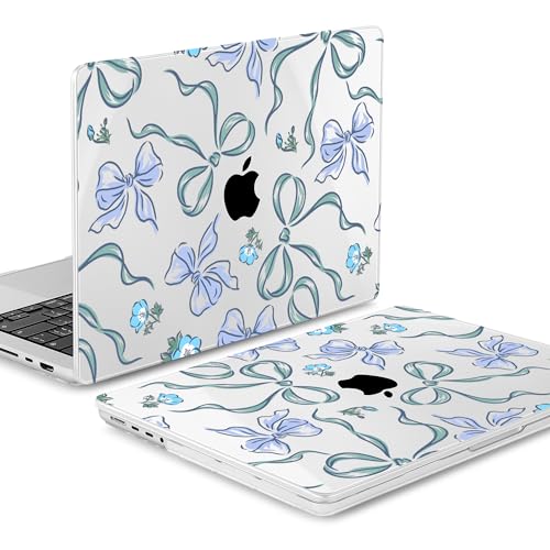 Mektron Case for M5 MacBook Pro 14 inch 2026 Model A3427 A3426 Fit 2025-2021 Model A3434 A3112 M4 A3112 A3401 A3185 M3 A2918 A2992 M2 A2779 M1 A2442 Pro/Max Cover for MacBook Pro 14",Bows C355 - color: Bows C355