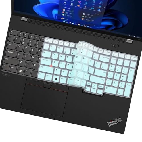 Keyboard Cover for Lenovo ThinkPad E16 L16 P16 P16v (Gen 2/Gen 1) / T16 P16s (Gen 3/Gen 2/Gen 1) 16 inch, Thinkpad L15 Gen 4/3 15.6 inch (Not Fit Thinkpad Z16,L15 Gen 2/1)-MintGreen - color: MGreen