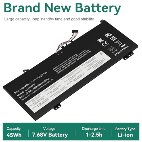 TREE.NB L17M4PB0 Battery for Lenovo Flex 6-14IKB 6-14ARR IdeaPad 530S-14ARR 530S-14IKB 530S-15IKB Yoga 530-14ARR 530-14IKB XiaoXin Air 14IKBR 15IKBR 15ARR 15IWL Series L17C4PB0 L17C4PB2 - size: 9.53x3.82x0.16inch L17M4PB0