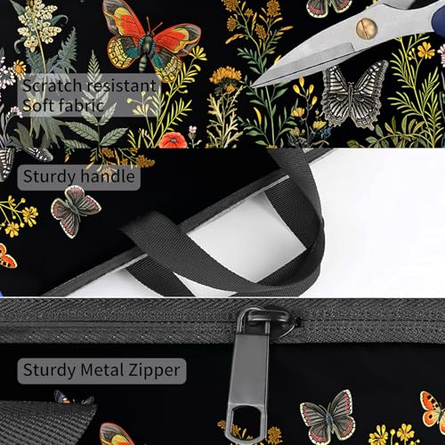 Laptop Bag,14 15 15.6 inch Laptop Case Sleeve,Computer Sleeve with Handle for Women Men,Carrying Case for MacBook,Dell,Lenovo,Notebook Computer,Butterfly Plant - color: Butterfly Plant