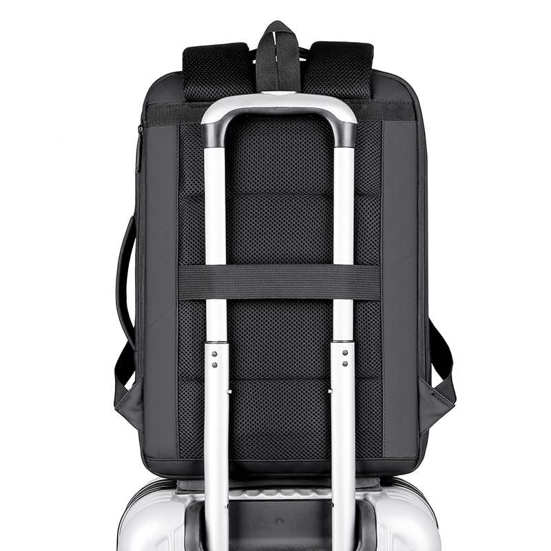 Laptop Backpack for Men 17.3 inch Travel Computer Bag - color: Black280