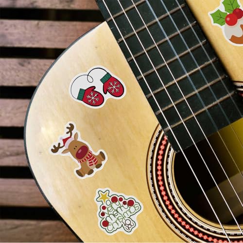 100 Pcs Christmas Stickers by Taeekiy,Cute Happy Holiday Stickers for Water Bottles,Laptop,Phone Etc.Winter Xmas Stickers for Adults Boys Girls - color: Christmas Stickers