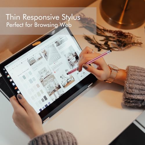 12Pcs Stylus Pen for Touchscreen Stylus Pen for iPad iPhone Android | 2-in-1 High Precision & Sensitivity, Compatible with iPad/iPhone/Android/Smartphones/Tablets/Switch and All Touch Screens - color: 12 Multicolor