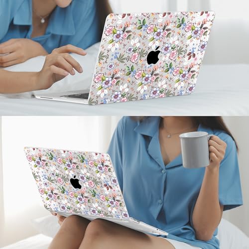 Mektron Case for 2026 MacBook Neo 13-inch A18 Pro chip A3404 Laptop Cover with 13-inch (Diagonal) Liquid Retina Display+ Keyboard Cover+ Screen Protector, Daisy C513 - color: Daisy C513
