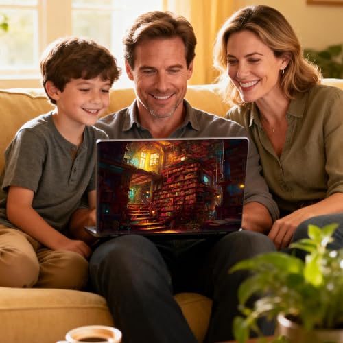Universal Laptop Skin Sticker Decal for 11.6”12" 13" 13.3" 14" 15" 15.4" 15.6" Reusable Waterproof Scratch-Scratch Resistant Protective Vinyl Laptop Notebook Skin Stickers - Books - color: Books
