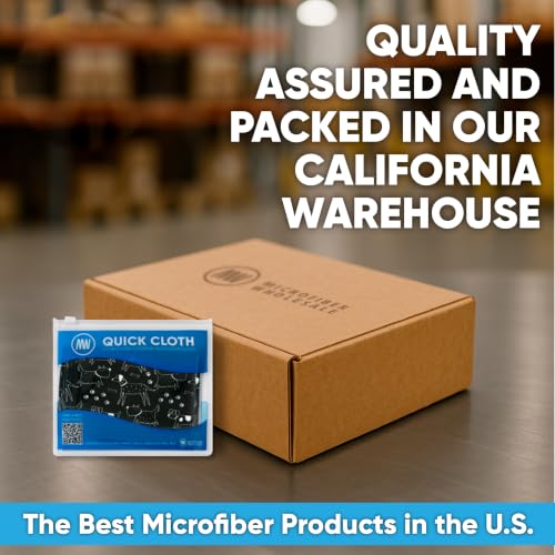 Microfiber Wholesale Quick Cloth Glasses Cleaning Cloths 5x7 Dogs 2-Pack | with Case | Double-Sided Lens Cleaner for Eyeglasses, Camera, Screens & Glass | Reusable Microfiber Glass Polishing Cloths - color: Dogs, size: 5"x7"