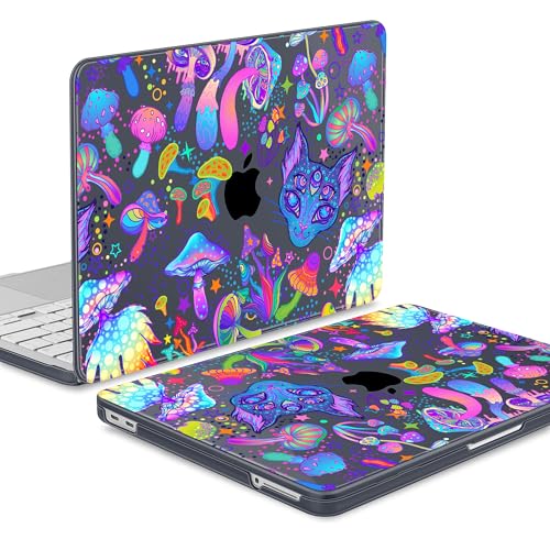 Tuiklol for 2026 MacBook Neo 13 Inch A18 Pro Chip Case, (Model A3404) Anti-Scratch Anti-Drop Slim Hard PC Shell Case with Shockproof Protective MacBook Neo Laptop Cover, Magic Mushrooms - color: Magic mushrooms
