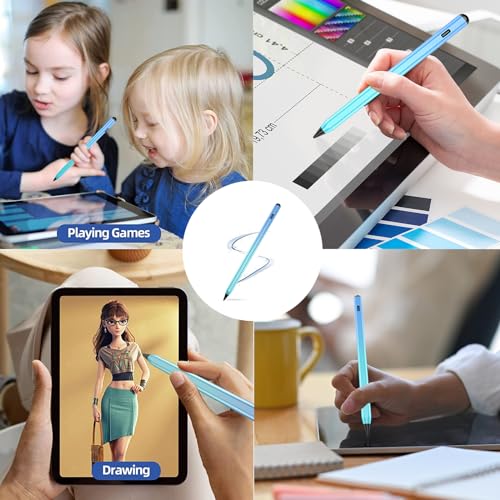 TaIYanG iPad Stylus Pen for iPad 2018-2026, Palm Rejection, Fast Charging | Tilt Sensitivity, for iPad Pencil A16 /10/9/8/7/6, Pro 11/13" (M5/M4),Air M4/M3/M2/5/4, Pro 11/12.9",Mini 6/5,Gradient Blue - color: Gradient Blue