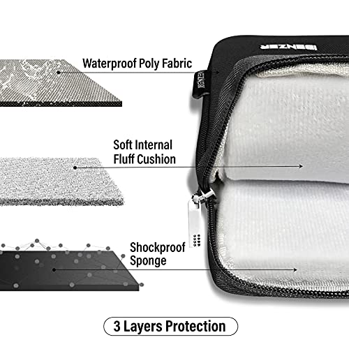 IBENZER Compatible with MacBook Pro 13 Inch Case 2015 2014 2013 end 2012 A1502 A1425, Hard Shell Case with Bag & Keyboard Cover & Screen Film for Old Version Mac Pro 13, Crystal Clear, R13-CYCL+3SP - color: Crystal Clear