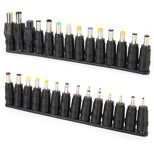 DC Power Adapter, DC Connectors Plug Kit, DC Power Adapter Converter for Laptop, Balance Bikes, Scooters, Wheelchairs