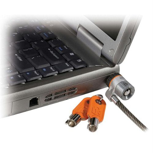 Kensington Notebook Computer MicroSaver Security Cable with Key Lock, White Cable (KMW64068) Category: Computer Locks and Security
