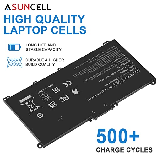 HT03XL L11119-855 Laptop Battery for HP Pavilion 14-CE 14-CF 14-DF 15-CS 15-DA 15-DB 15-DW 17-by 17-CA Series 15-CS0053CL 15-DW0033NR 15-DA0014DX L11421-542 L11421-2C2 HSTNN-UB7J HSTNN-DB8R HT03041XL - size: HT03XL 8.94 * 4.96 * 0.71 in