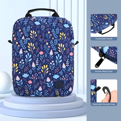 Dadanism 9-11 Inch Tablet Sleeve Bag Carrying Case with Shoulder Strap for iPad (A16) 11", iPad 10th Gen 10.9", iPad Air M4/Pro M5 11", iPad 9/8/7th 10.2", Galaxy Tab A11+ Plus 11", Night Blue - color: Night Blue, size: 9-11 Inch