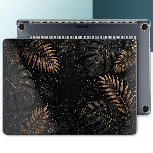 Batianda Luxury Tropic Leaf Case for Microsoft Surface Laptop 15 inch | Fits Surface Laptop for Business 8th Edition 2026 & Surface Laptop 7 15" 2024, 4-in-1 Bundle, Slim Hard Shell, Precision Fit - color: Luxury Tropic Leaf