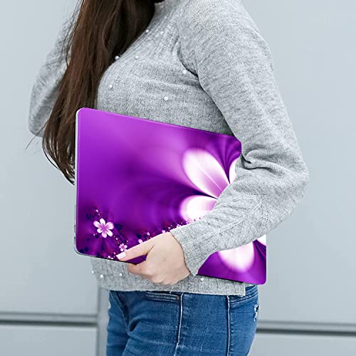 Purple Flowers 11.6 13 13.3 14 15 15.6 inches Netbook Laptop Skin Sticker Reusable Protector Cover for Laptop Notebook FY-NEK-13 - color: FY-NEK-13