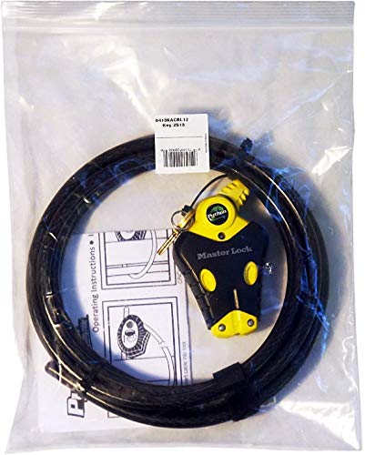Master Lock - (1) Python Adjustable Cable Lock, 8413KACBL-12ft (3.7m) - size: 1-12 ft
