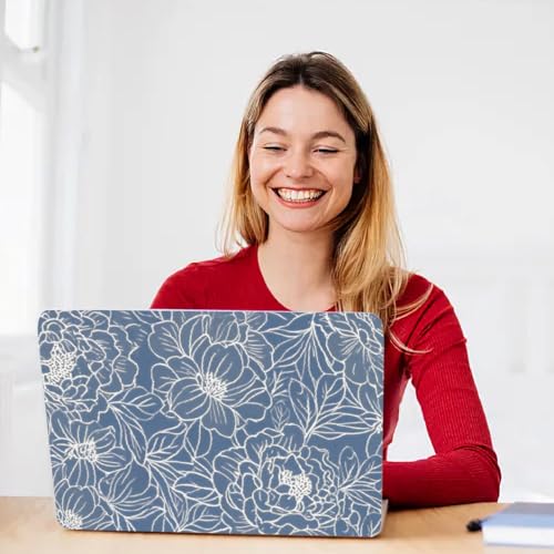 CREATCABIN Peony Laptop Skin Sticker Decal Netbook Skin Sticker Notebook Art Decal 12" 13" 13.3" 14" 15" 15.4" 15.6" Universal Laptop Protector Cover Waterproof Scratchproof Removable Easy to Apply - style: Peony