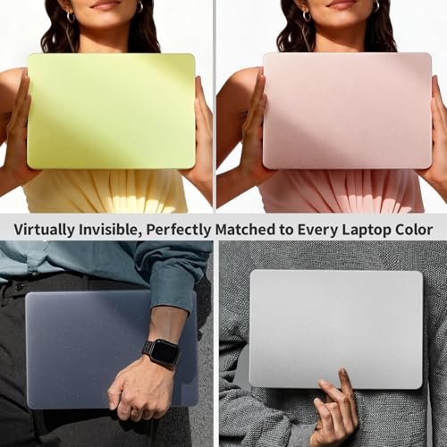 Frosted Transparent Vinyl Skin for 2026 MacBook Neo 13" A3404 | Ultra Thin, Anti-Scratch Dustproof Anti-Fingerprint, Bubble-Free Install, Removable Protective Cover