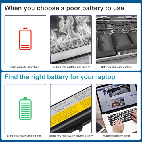 Fancy Buying Laptop Battery for Lenovo IdeaPad G460 G565 G470 G475 G560 B570 G780 V360 V570 Z470 Z560 Z565 Z570 Z575 L09S6Y02 L09M6Y02 L09L6Y02 L10P6Y22 L09C6Y02 L10C6Y02 57Y6454 - size: 8.11*2.55*0.82inch G560