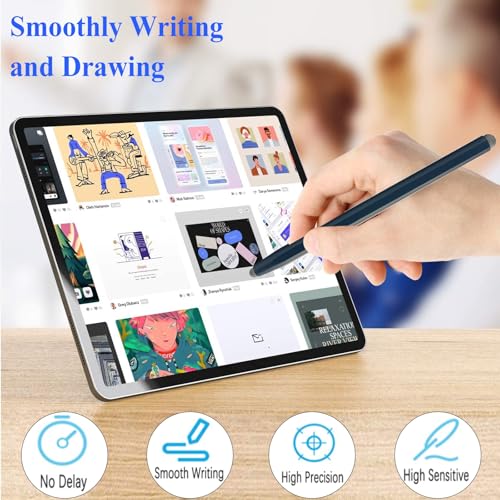 2-in-1 Stylus Pen for Touchscreen with Magnetic, Kenkor 2PCS Tablet Pencil for Nintendo Switch 2/Apple iPad/Air/Mini/Pro/iPhone/Android/Huawei/Samsung/Galaxy All Touch Screen Devices (Black/Gold) - color: Black+Gold
