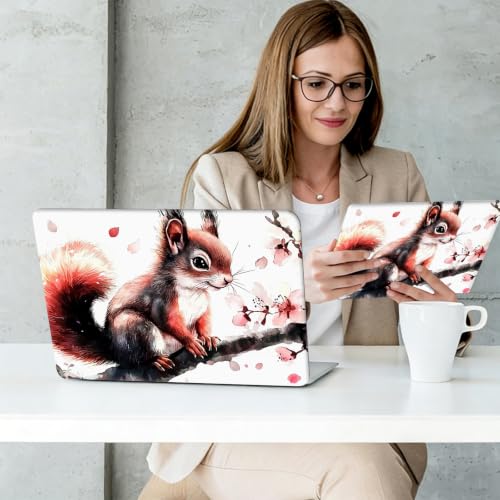 Laptop Skin Sticker Decal Cover,Cute Little Squirrel | DIGTIALL Universal Laptop Skin Sticker, Waterproof Removable Notebook Decal Protector Cover for 12 13 14 15 Inch Laptops - color: Cute Little Squirrel