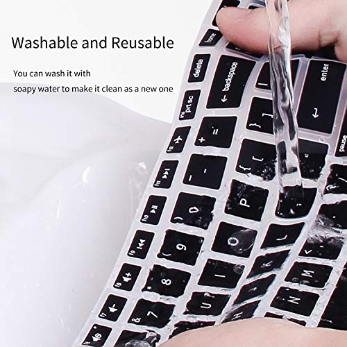 Keyboard Cover for Dell Latitude 3000 3340 13.3, Dell Latitude 5350 5340 5330 5320 13.3, Dell Latitude 7320 7330 7340 7350 13.3", Dell Latitude 5320 13.3 Laptop Protector -Black - color: Black