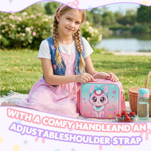 Meetbelify Rolling Backpack for Girls Backpacks with Wheels for Elementary Student Kids School Travel Bag for Girls Ages 6-8 Years Old - color: Pink