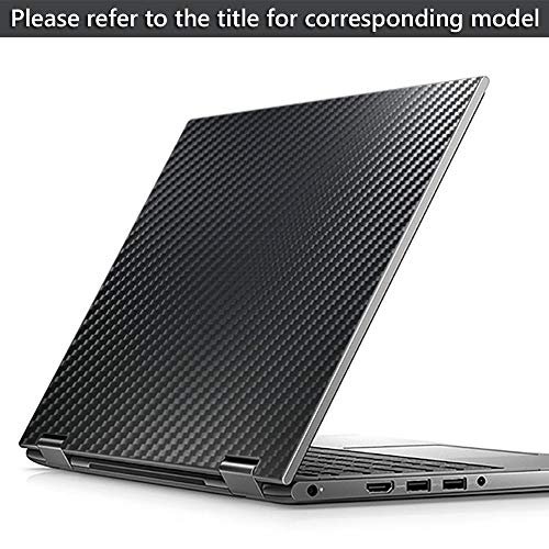 Puccy 2 Pack Back Protector Film, compatible with HP Elite x360 1040 G11 14" Laptop Black Carbon Fiber Guard Cover Skin ( Not Tempered Glass Front Screen Protectors )
